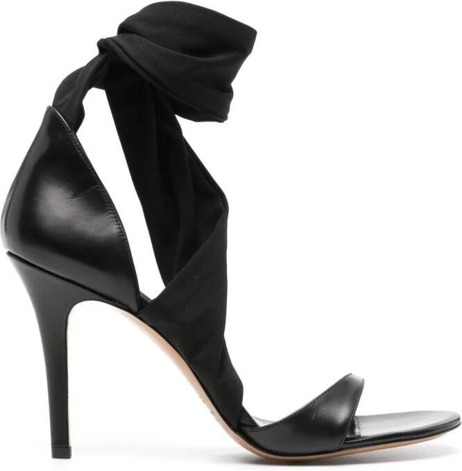 ISABEL MARANT Askja 105mm leather sandals Black