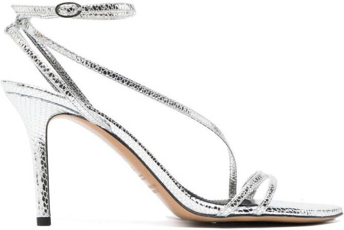 ISABEL MARANT Axee 90mm sandals Silver