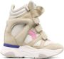 ISABEL MARANT Balskee high-top suede sneakers Neutrals - Thumbnail 1
