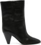 ISABEL MARANT Rouxa 80mm leather boots Black - Thumbnail 1