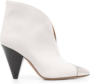 Isabel Marant cone-heel pointed-toe boots White