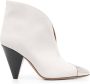 ISABEL MARANT cone-heel pointed-toe boots White - Thumbnail 1