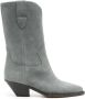 ISABEL MARANT Dahope 60mm suede boots Blue - Thumbnail 1