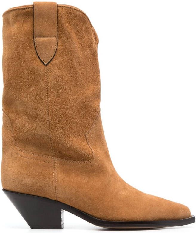 ISABEL MARANT Dahope 70mm suede boots Brown