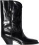 ISABEL MARANT Dahope leather boots Black - Thumbnail 1