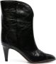 ISABEL MARANT Dahope 30mm leather boots Black - Thumbnail 1