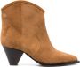 ISABEL MARANT Darizo 70mm leather ankle boots Brown - Thumbnail 1