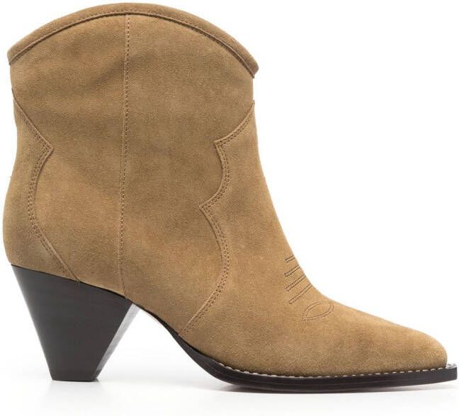 ISABEL MARANT Darizo suede ankle boots Neutrals