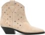 ISABEL MARANT Dewina 40mm suede ankle boot Neutrals - Thumbnail 1