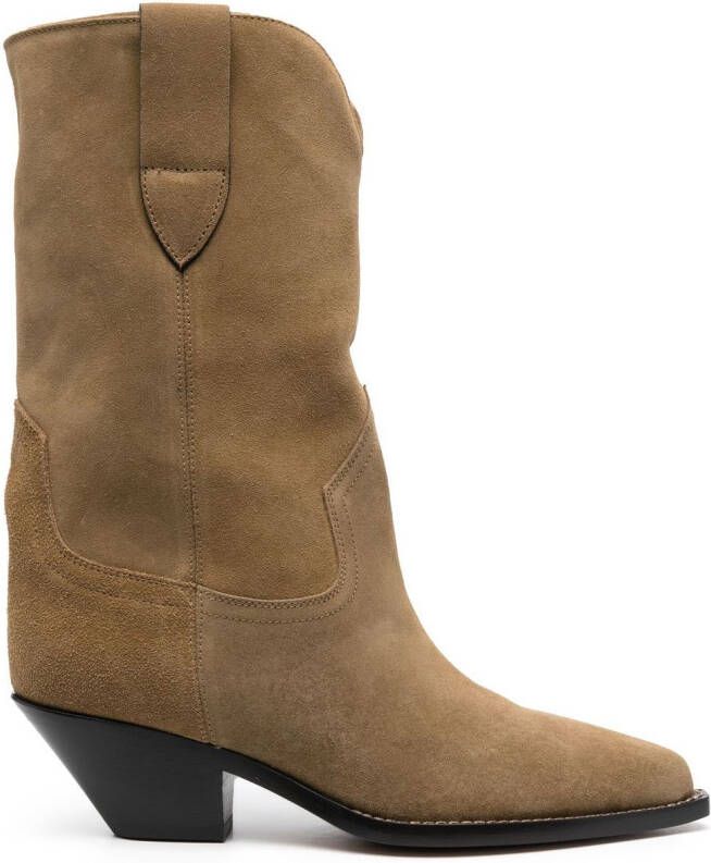 ISABEL MARANT Dahope suede boots Neutrals