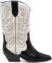 ISABEL MARANT embroidered leather boots Black - Thumbnail 1