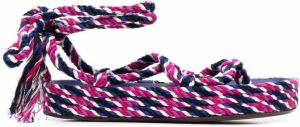 Isabel Marant Erol rope sandals Pink