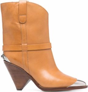 Isabel Marant Étoile Lamsy pull-on ankle boots Yellow