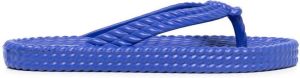 Isabel Marant Fira braided-effect flip flops Blue