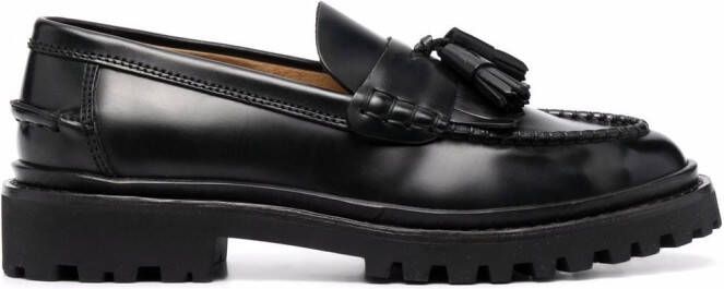 ISABEL MARANT Frezza 20mm leather loafers Black