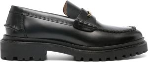 ISABEL MARANT Frezza chunky leather loafers Black