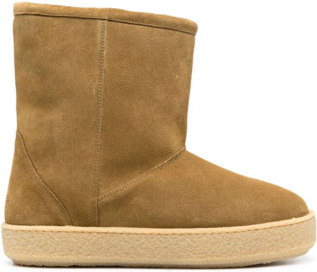 ISABEL MARANT Frieze suede ankle boots Brown