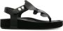 ISABEL MARANT Isela ruffle-trim leather sandals Black - Thumbnail 1
