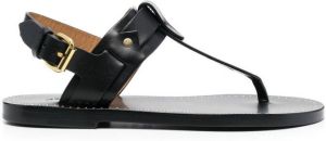 Isabel Marant Jewel Tong flat sandals Black