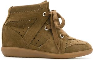 Isabel Marant lace-up sneakers Brown