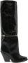 ISABEL MARANT Larane 90mm zip-embellished boots Black - Thumbnail 1