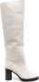 ISABEL MARANT leather knee-high 85mm boots White - Thumbnail 1