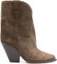 ISABEL MARANT Leyane high ankle boots Brown - Thumbnail 1