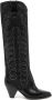 ISABEL MARANT Liela 60mm embroidered leather boots Black - Thumbnail 1