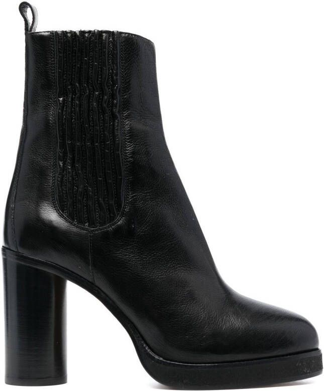 ISABEL MARANT Lilde 105mm heeled ankle boots Black