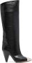 ISABEL MARANT Lilezio 95mm leather knee-high boots Black - Thumbnail 1
