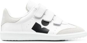 ISABEL MARANT logo-patch touch-strap sneakers Black