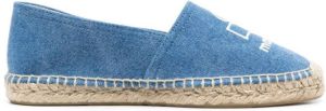 Isabel Marant logo-print slip-on espadrilles Blue
