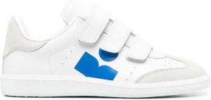 Isabel Marant logo-print touch-strap sneakers White