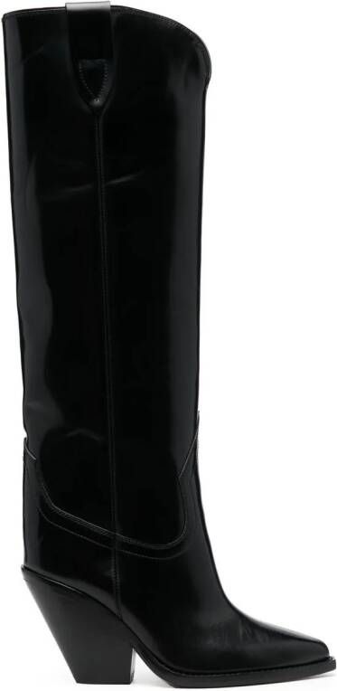 ISABEL MARANT Lomero knee high boots Black