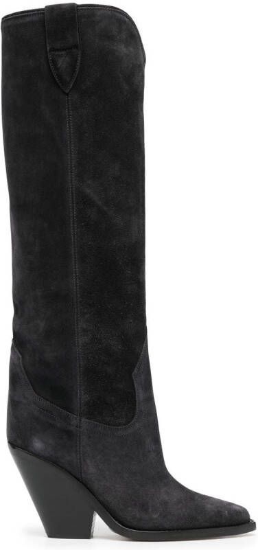 ISABEL MARANT Lomero knee-high boots Black