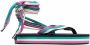 ISABEL MARANT multi-drawstring strap sandals Green - Thumbnail 1