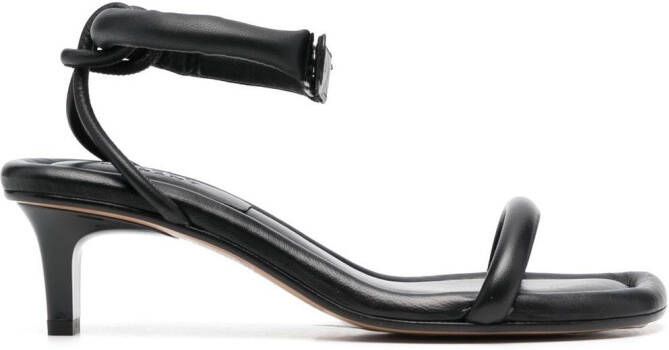 ISABEL MARANT open toe heeled sandals Black