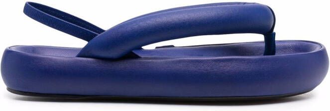 ISABEL MARANT padded open-toe sandals Blue