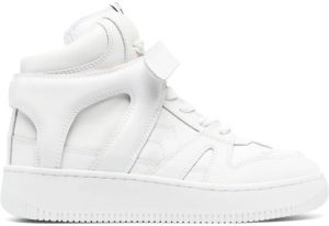 Isabel Marant panelled hi-top sneakers White