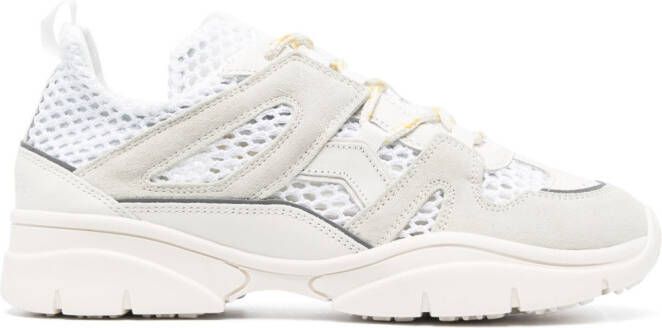 ISABEL MARANT panelled low-top sneakers White