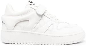 Isabel Marant panelled touch-strap sneakers White