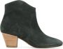 ISABEL MARANT Dicker suede Western boots Black - Thumbnail 1