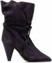 ISABEL MARANT pointed suede boots Black - Thumbnail 1