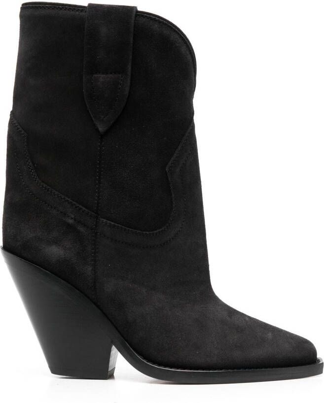 ISABEL MARANT pointed-toe suede boots Black