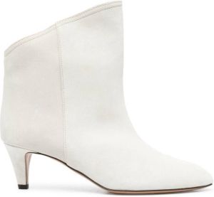 Isabel Marant pointed-toe suede boots Neutrals