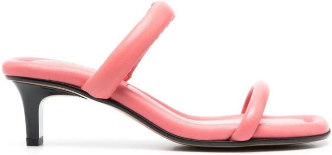 ISABEL MARANT Raree leather sandals Pink