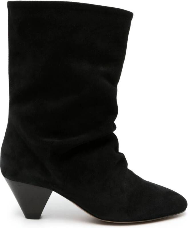 ISABEL MARANT Reachi 50mm suede ankle boots Black