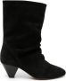 ISABEL MARANT Reachi 50mm suede ankle boots Black - Thumbnail 1