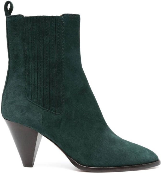 ISABEL MARANT Reliane 75mm ankle boots Green