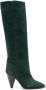 ISABEL MARANT Ririo 90mm suede leather boots Green - Thumbnail 1